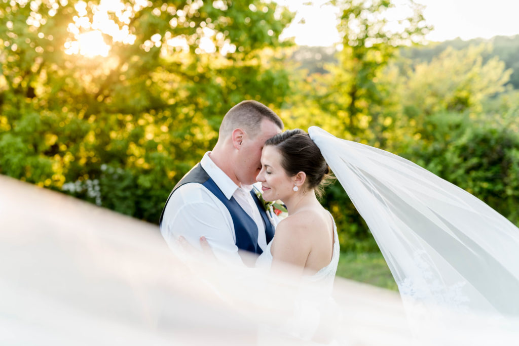 Jenn and Jason married in the rolling hills of Catawissa 
