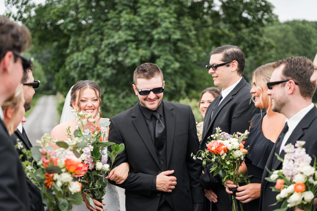 Sentimental countryside wedding 